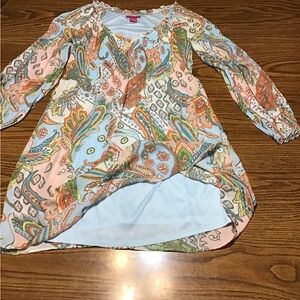 Women’s size small sunny Leigh Paisley Long Sleeve dress